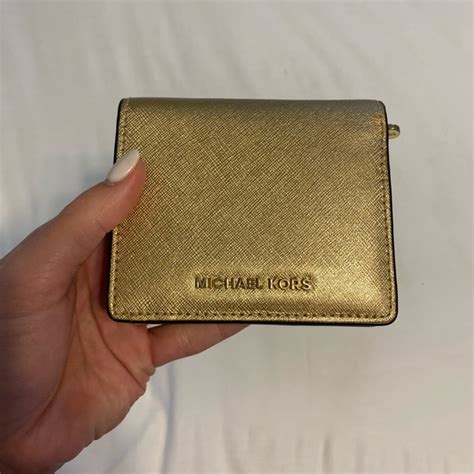 michael kors gold wallet|mk outlet wallet.